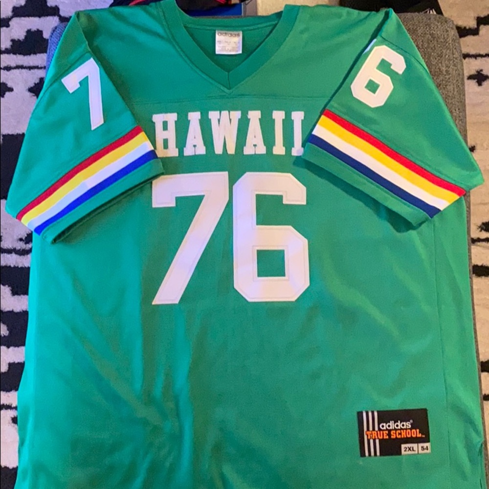 Vintage Men’s UH football jersey sz 54 #76 Sapolu